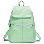 Pastel Leather Backpacks for Women on the Go