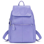 Pastel Leather Backpacks for Women on the Go
