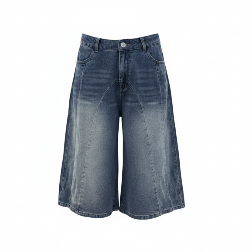 Men's baggy denim jeans men in light blue for casual wear