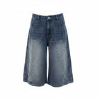Men's baggy denim jeans men in light blue for casual wear