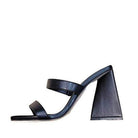 Let's See Style Women's Stylish Vacation Footwear with Chunky Heels in Black Color