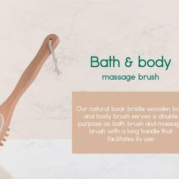 Travel Essentials - Toiletries Bath / Body Massage Brush