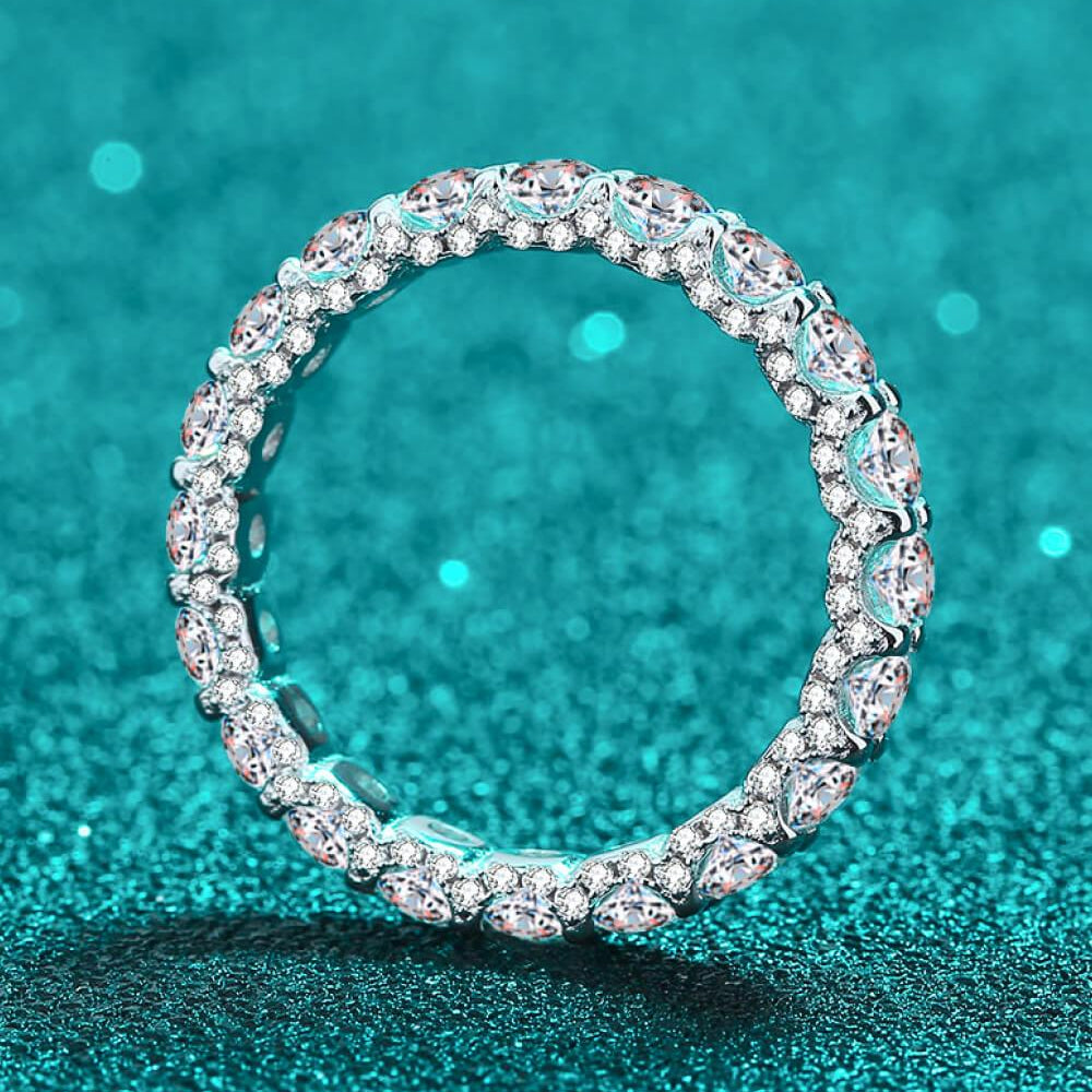 Women's Jewelry - Rings Women's Elegant Charmed Moissanite Ring