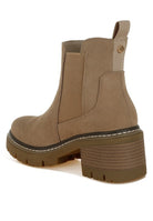 Women's Shoes - BootsVostok Suede Chunky Chelsea Boots - VacationGrabs