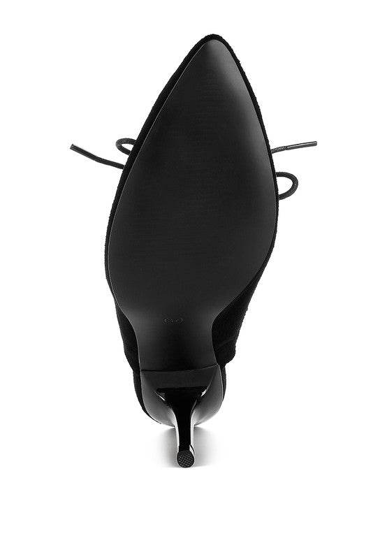Miladi Suede Stiletto Mules - VacationGrabs