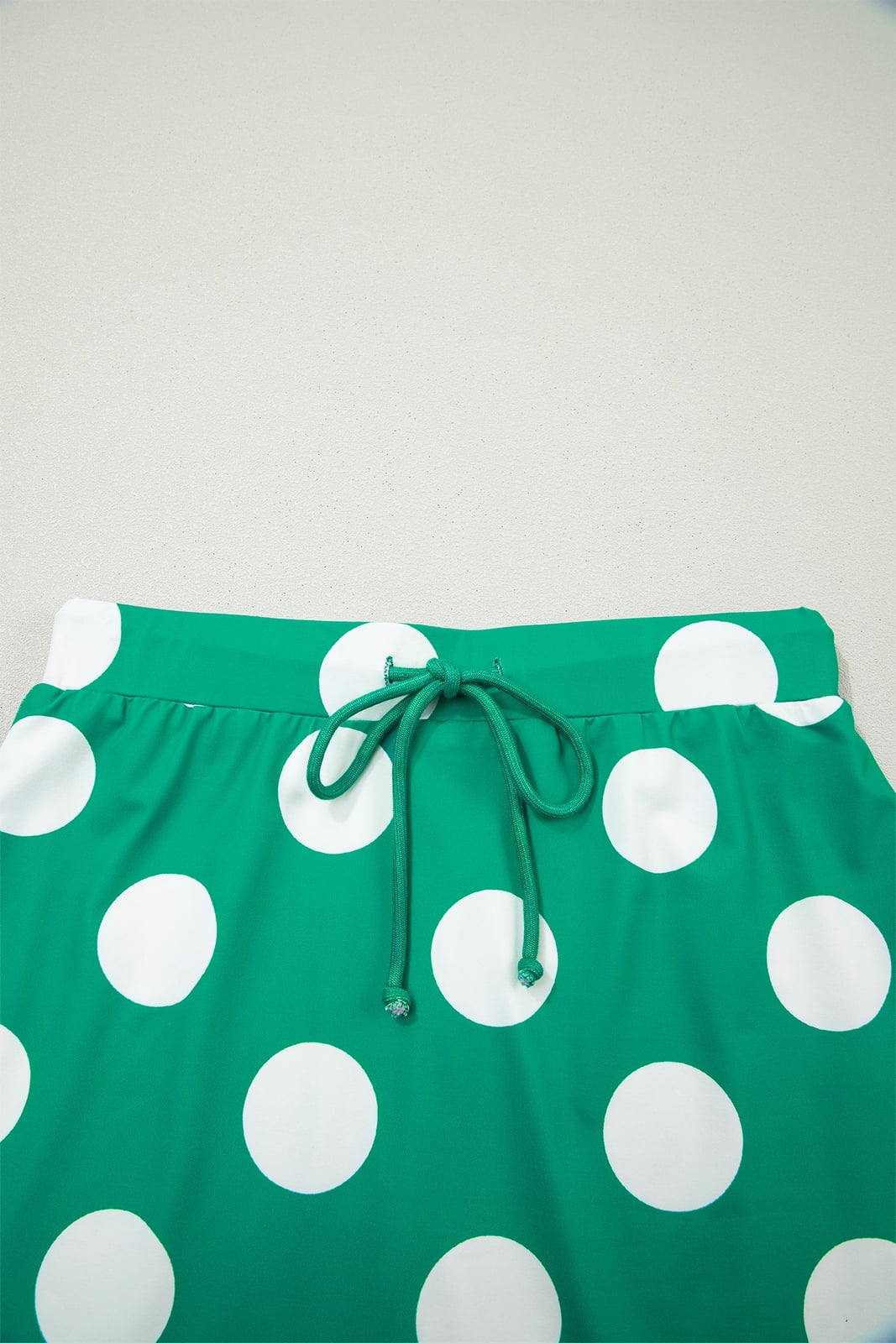 Polka Dot Cropped Tee & Bodycon Skort Set