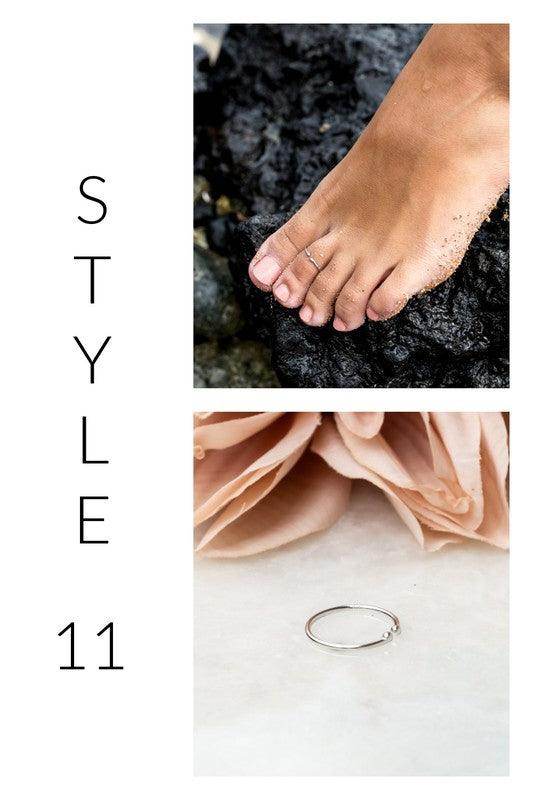 Delicate silver ring from Aili's Corner, perfect beach jewelry for vacation and casual wear
