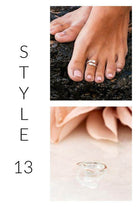 Aili's Corner silver ring styled for beach jewelry for vacation, showcasing a simple and elegant design.