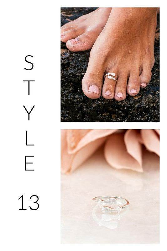 Aili's Corner silver ring styled for beach jewelry for vacation, showcasing a simple and elegant design.