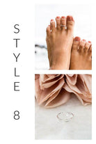 Stylish Aili's Corner ring displayed with beachy toes, perfect beach jewelry for vacation