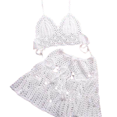 VacationGrabs Women's Beachwear Cover Up - Crochet Set