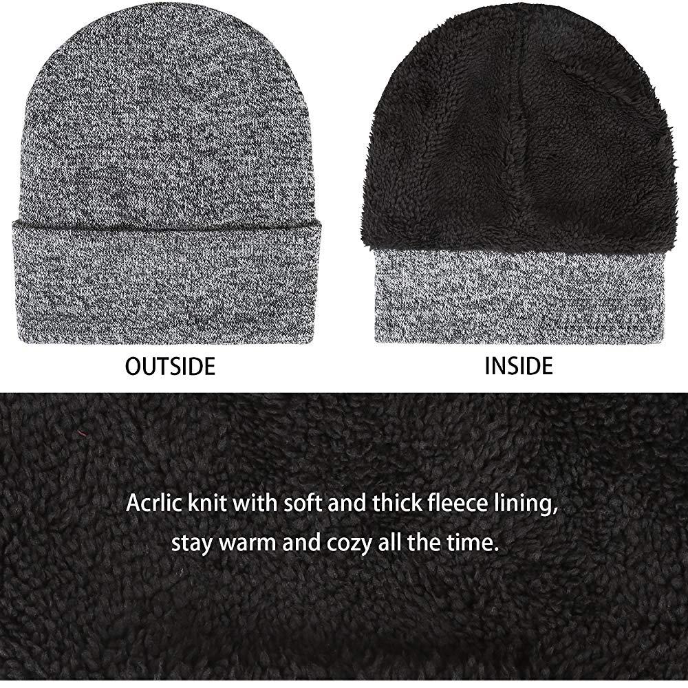 Men's Pink Iolaus beanie and hat, acrylic knit, soft fleece lining, winter wear
