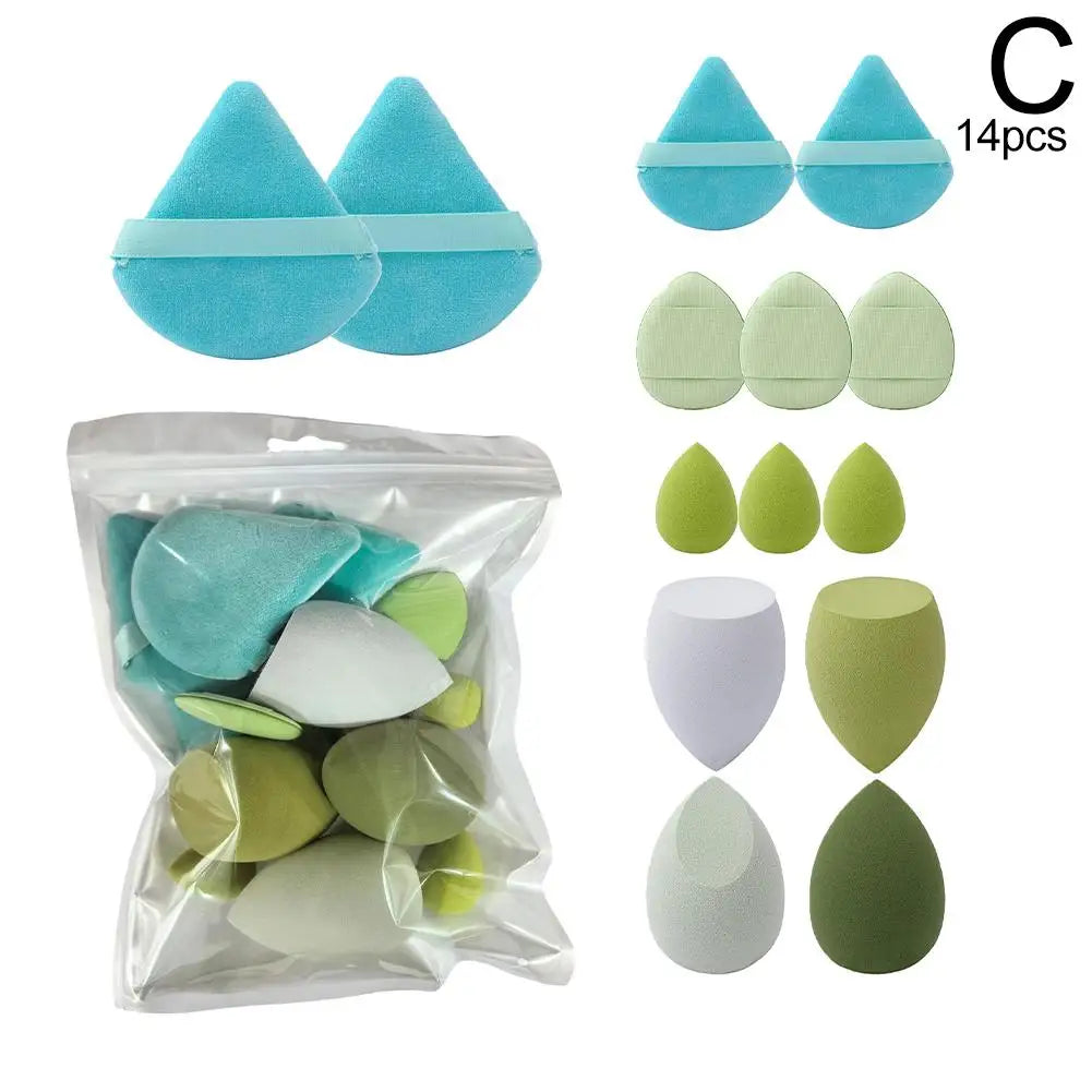 14-piece beauty sponge set for blending foundation (photo 10 of 10)