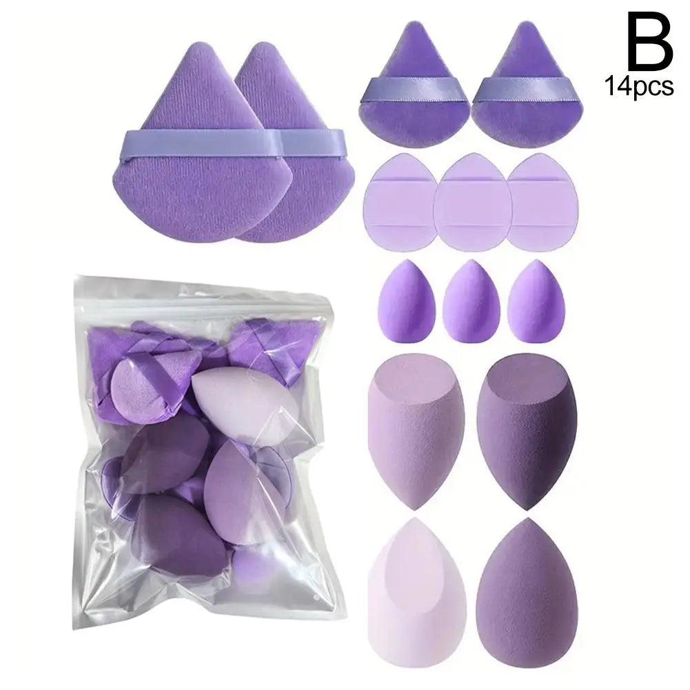 14-piece beauty sponge set for blending foundation (photo 5 of 10)
