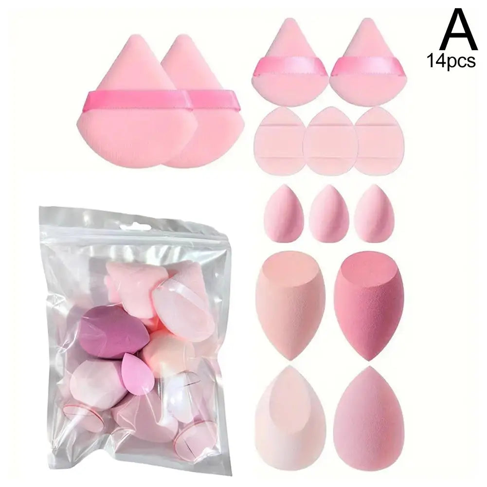 14-piece beauty sponge set for blending foundation (photo 9 of 10)