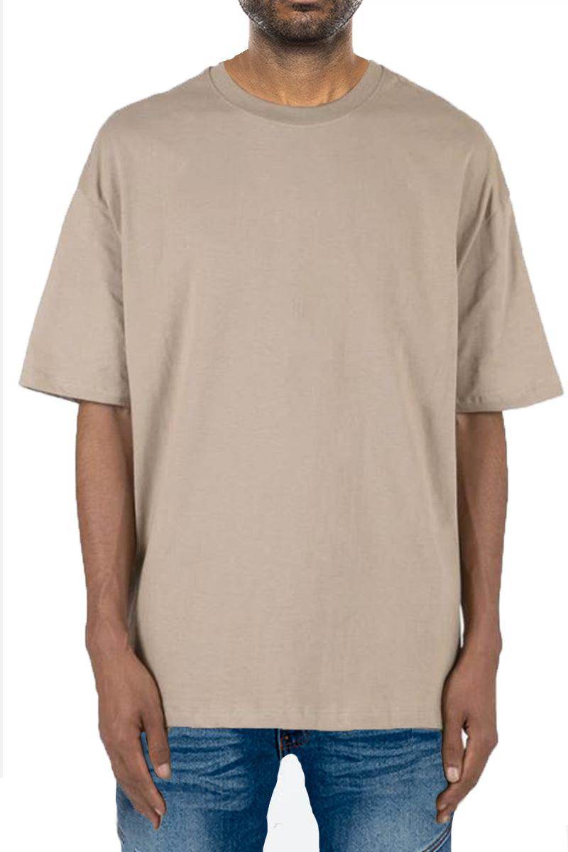 Beige Tshirt Ankle Toggle Sweatpants Set - VacationGrabs