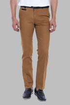 Belt Coloured Tan Pants – front view