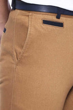 Belt Coloured Tan Pants – detail view