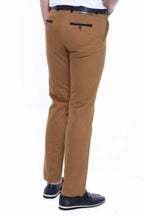 Belt Coloured Tan Pants – styled view