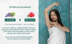 BeNat all natural deodorant with lavender and geranium for a smooth, residue-free application
