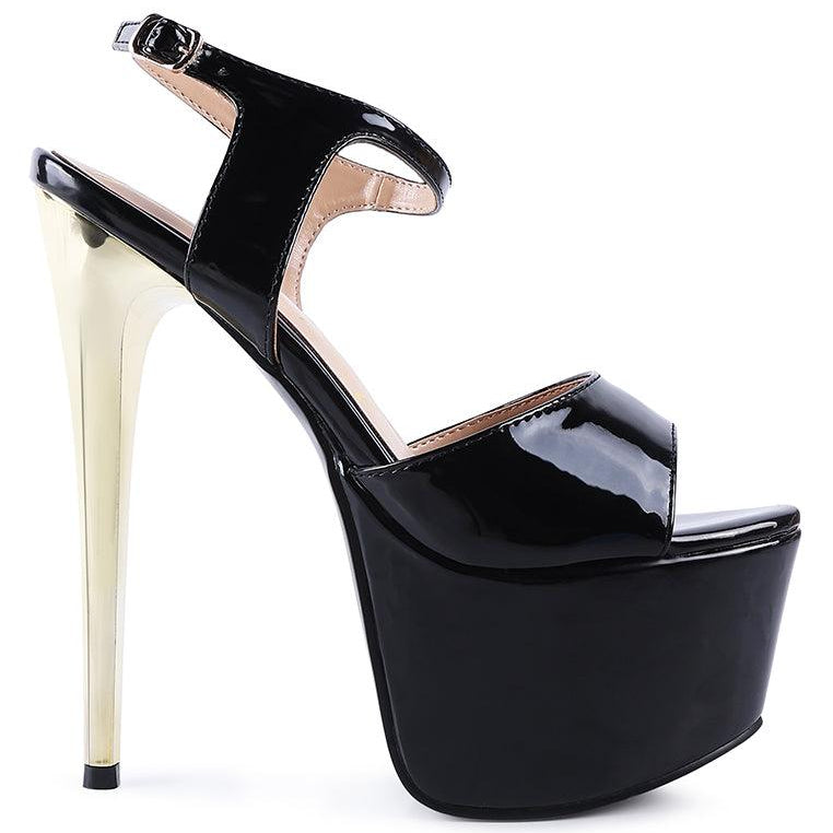 Women's Shoes - Heels Bewitch Ultra High Heeled Ankle Strap Sandals