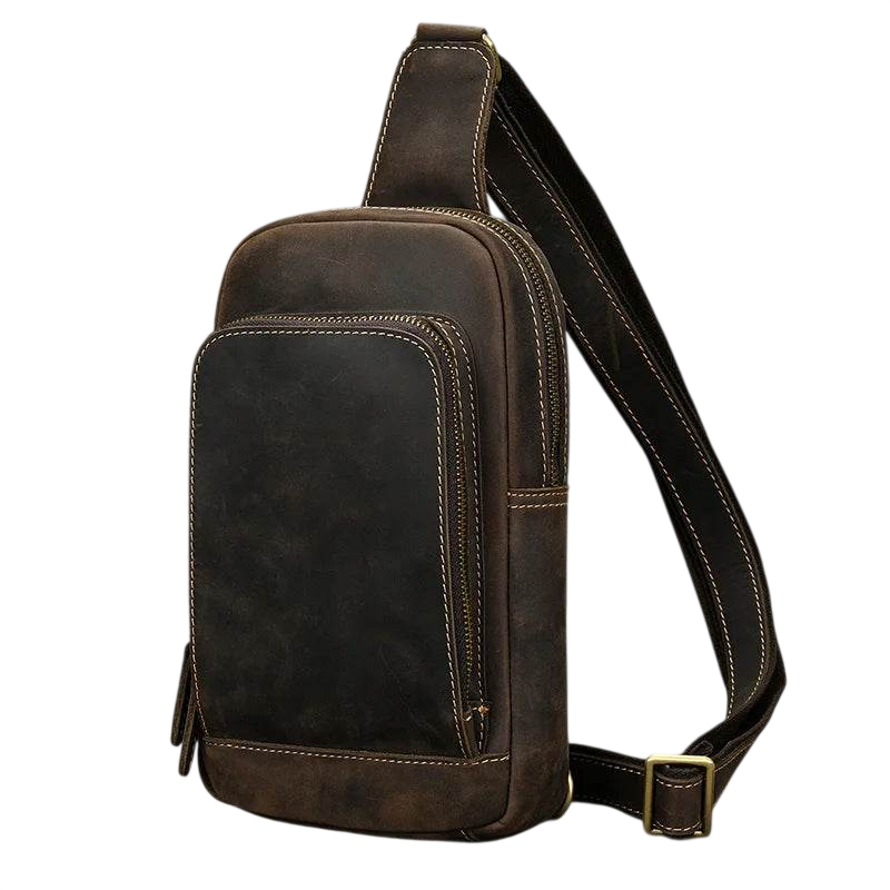 Leather Travel Crossbody Bag