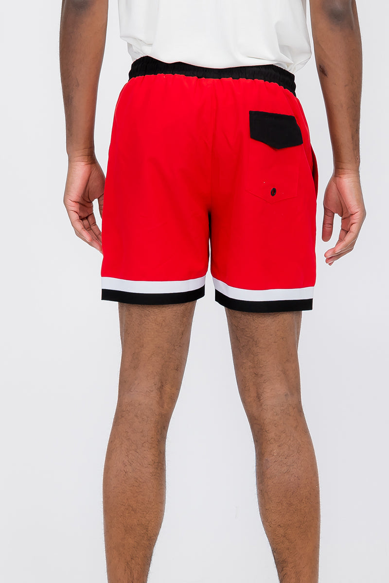 Cali Rep Print Swim Shorts – 5.5" Inseam
