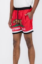 Cali Rep Print Swim Shorts – 5.5" Inseam
