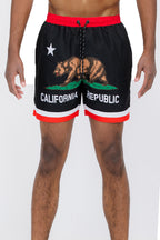 Cali Rep Print Swim Shorts – 5.5" Inseam