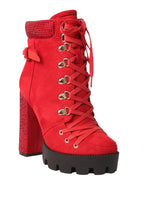 Birch Block Heeled Ankle Boots