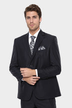 Black 4 Drop Regular Suit by Wessi – side view