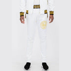 Black And Gold Detail Track Pants - VacationGrabs