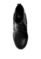 Rag Company black block heel ankle boots with a sleek design for stylish daily wear