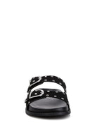 Rag Company black buckle sandals with stylish design and adjustable straps for comfort