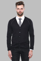 Black Cotton Knitwear – front view