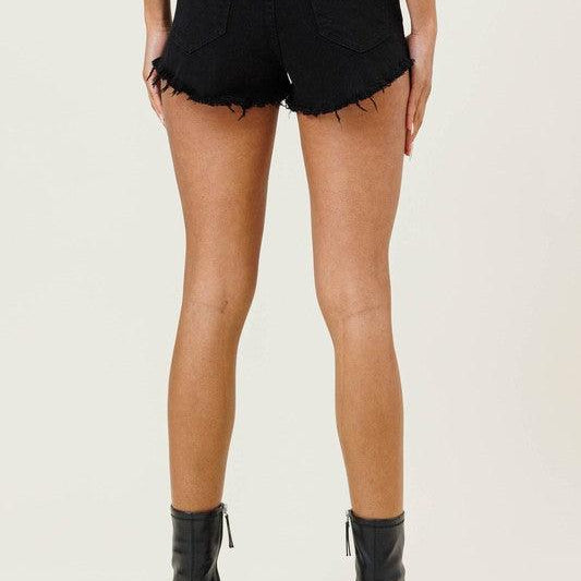 Women's Shorts Black Denim Jean Shorts