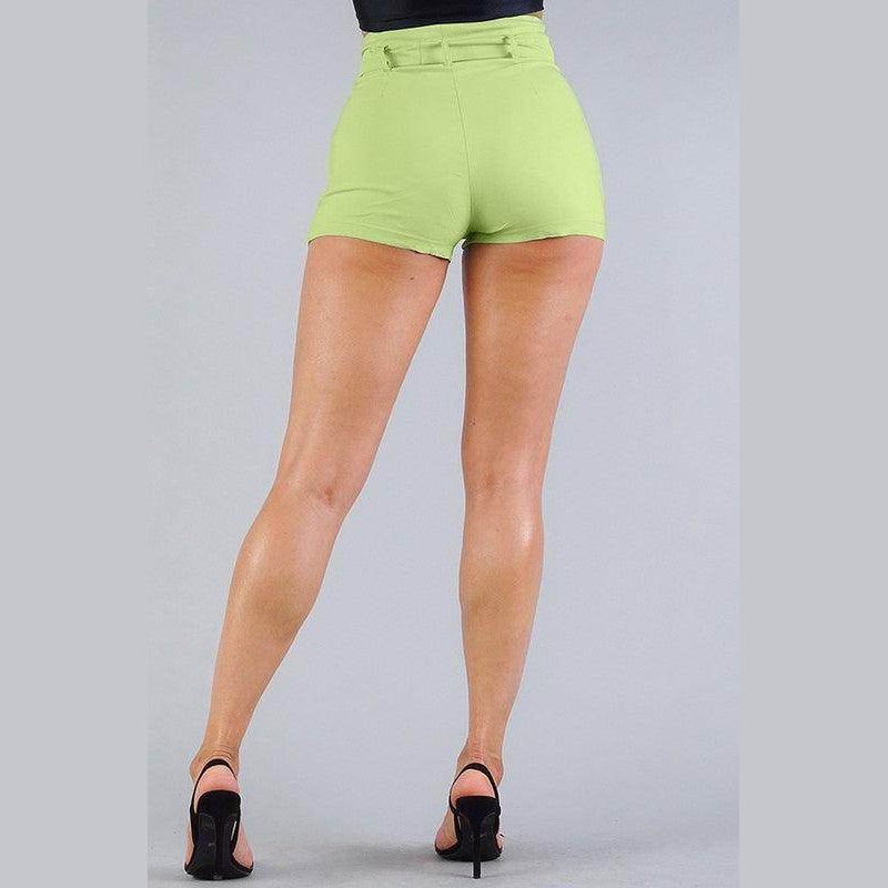 CEFAN black high waisted shorts with a sleek design and comfortable fit for summer wear