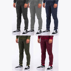 Black Marbled Light Weight Active Joggers - VacationGrabs