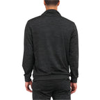 Black Marbled Light Weight Active Track Jacket - VacationGrabs
