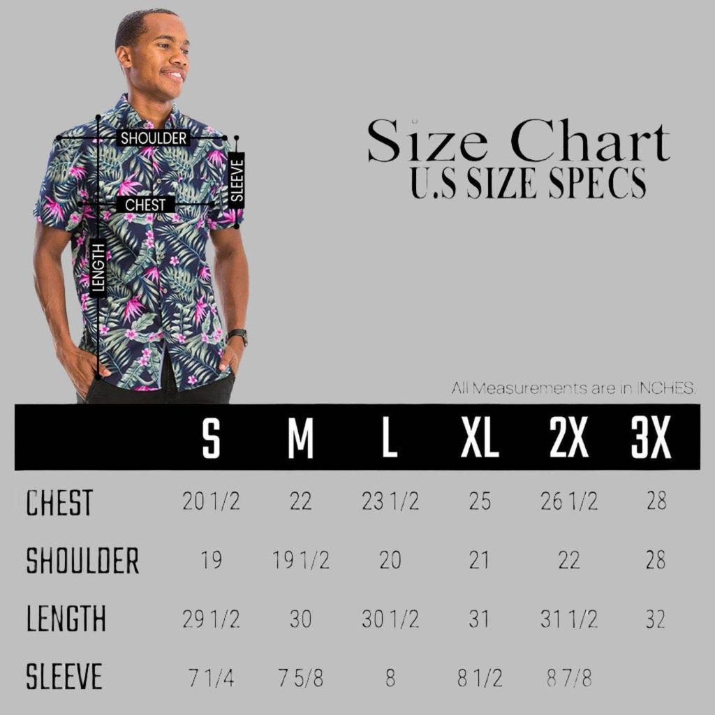 Black Multi Hawaiian Shirt Cargo Short Set - VacationGrabs