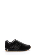 Black Panelled Sport Sneakers for Men – front view