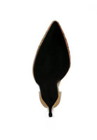 Sleek black patent evening sandals from Rag Company with a stylish pointed toe design