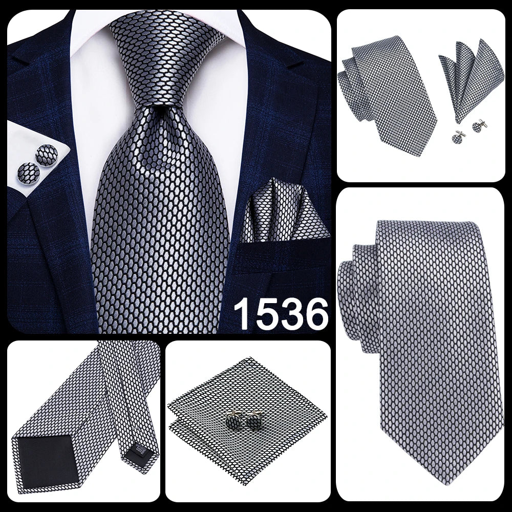 Black silk paisley tie for men, elegant style for formal events