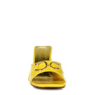 Stylish yellow heeled sandals for women with a chic design, perfect for summer outings