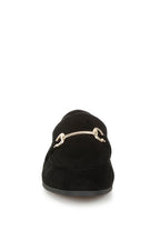 Rag Company women's black flats with gold buckle detail, stylish beige slip on loafers alternative