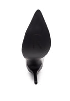 Black stiletto ankle boots for women with sleek design and pointed toe from Rag Company