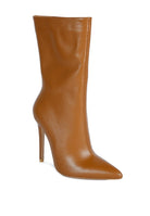 Rag Company Stylish Black Stiletto Ankle Boots for Women with a Sleek Design and High Heels