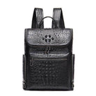 Stylish black textured backpacks from VacationGrabs with multiple compartments and durable design