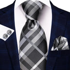 men's black tie wedding guest dress with sleek patterns and classic style