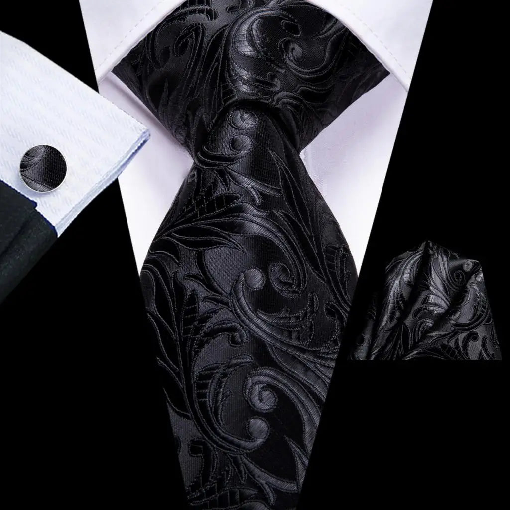 black tie wedding guest dress, elegant black fabric with intricate patterns
